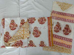 Jaipuri Cotton Unstitched Suit 36