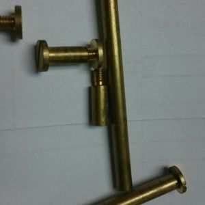 brass file screw