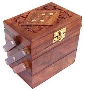 Wooden Foldable Jewellery Box