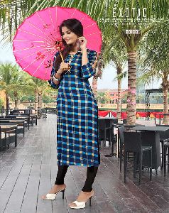 Fancy Reyon Long Kurti