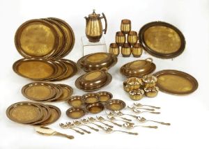 Brass Dinner Set