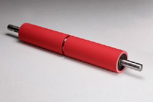 SILICONE COATED RUBBER ROLLER