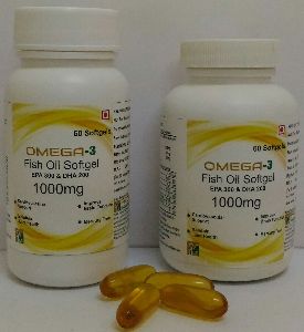 Fish oil Omega 3 1000 mg softgel capsule