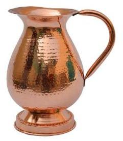 Handmade Drinking Glass Copper jug