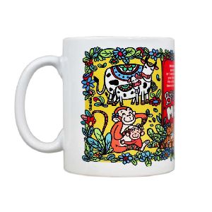 Logo printing custom enamel mug