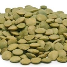 Dried green lentils