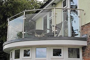 Balcony Glass Railing