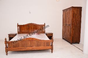 Bamboo Wooden Bed
