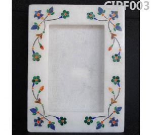 Marble Inlay Photo Frame