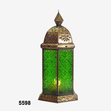 Moroccan Lantern Embossed Glass