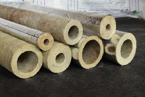bonded rockwool pipe section