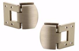 Brass Adjustable Glass Hinges