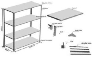 Slotted Angle Shelving System