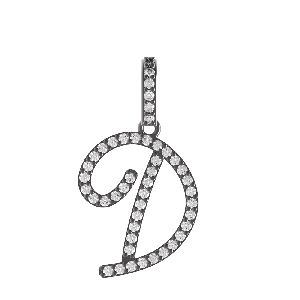 Diamond Initial Letter Pendant