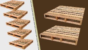 Reversible Wooden Pallet