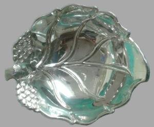 silver dish