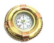 Antique style Nautical Solid Brass Lifetube Magnetic Compass