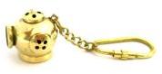 Nautical Brass Diving Helmet Keychain