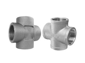Stainless Steel Forged Threaded Fitting Equal Tee