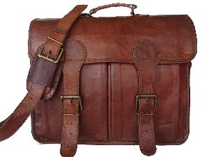 Formal Travel Brown Laptop Messenger Bag