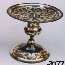 brass hurricane candle holder