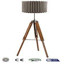 wooden floor lamp