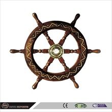 Wooden Ship Wheel For Wall Hanging