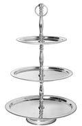 Decorative metal cake stand