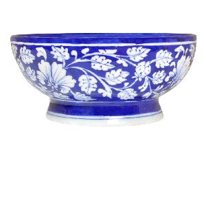 Blue Pottery Bowl