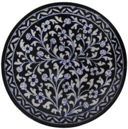 Blue Pottery Ceramic Serving Plate