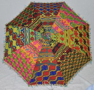 Hand Embroidered Umbrellas