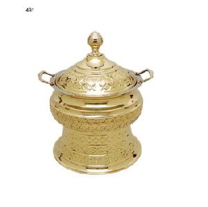 Copper Round buffet chafing dish