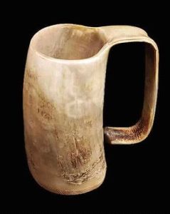 Horn Beer Mug