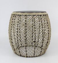 Iron Jute Stool