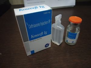 CEFTRIAXONE 1 GM INJECTION (KOSECEFT-1000)