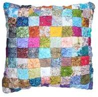 Silk Flower Cushion Cover