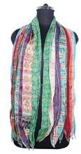 Silk Saree Strips Patti Scarves Stole