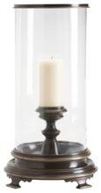 Brass Glass Candle Holder
