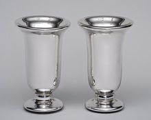 Mercury Glass Bowl, Glass Pedestal Silver Mercury