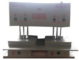 Double Head Fabric Embossing Machine