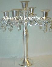 Candelabra With Crystal Attachment,