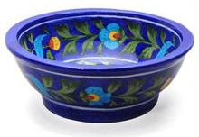 Blue Pottery Ceramic Bowls