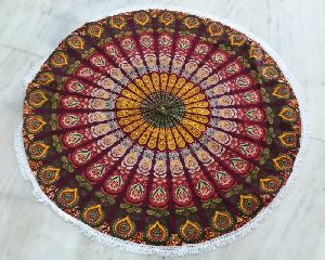 pinkcity Hippie Mandala Tapestry