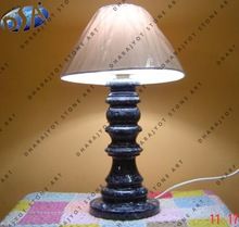 White And Black Marble Table Lamp