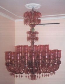 Antique Glass Chandeliers