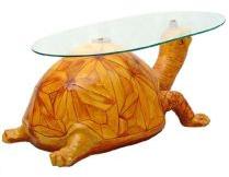 8 MM Glass Designer Tortoise Table