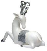 Attractive White Deer Statue