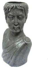 Greek Man Sculpture Head Planter