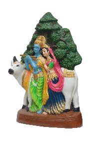 Sculpture Radhe Krishna Under Tree