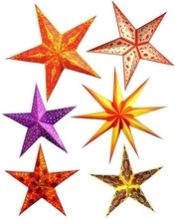 Christmas Paper Star Lamp